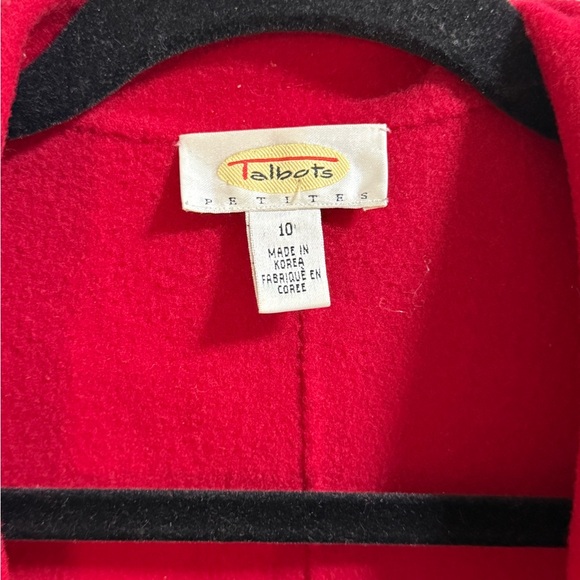 Talbots Red Wool Blazer - Picture 4 of 7